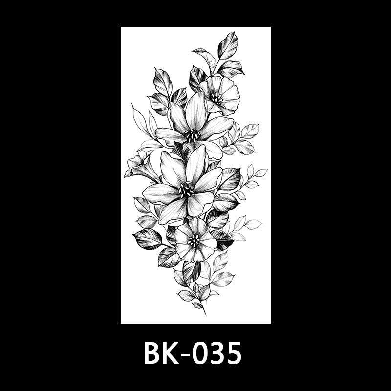 Ink Sketch Blossom Adornments Tattoos - StylinArts