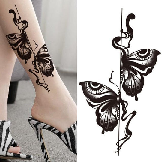 Vivid Totem Arm Tattoo Decals-Ink Art Styles-StylinArts