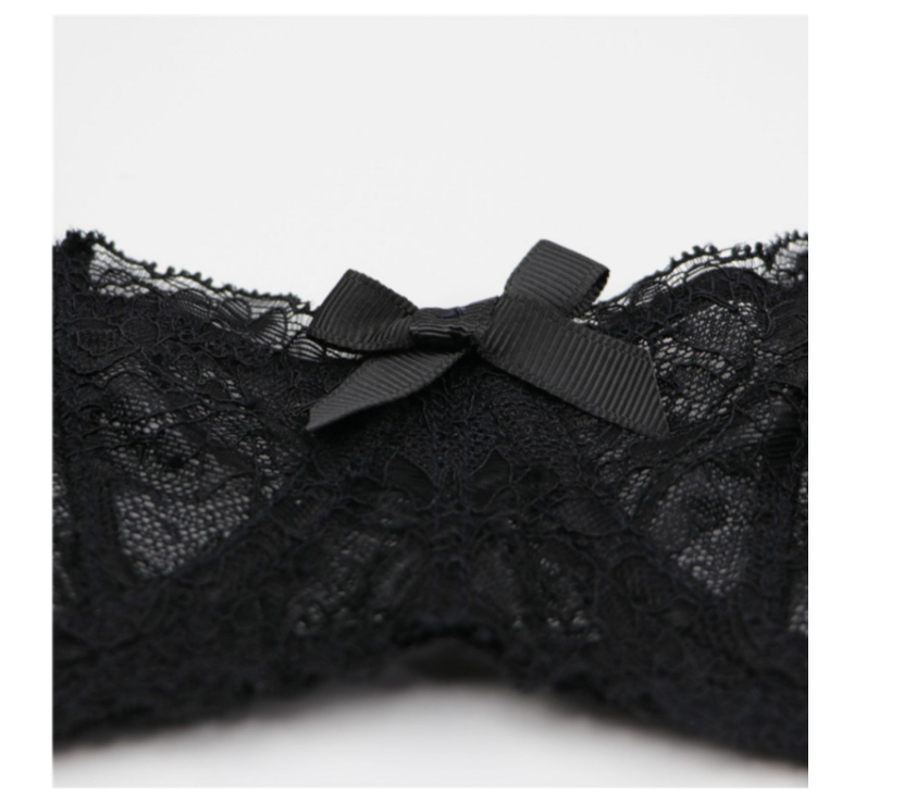 Fioretta Lace Set-Black-65A-Bra-StylinArts
