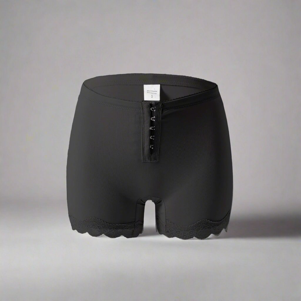 Luxe Lift Open-Back Shaping Shorts with Front Closure