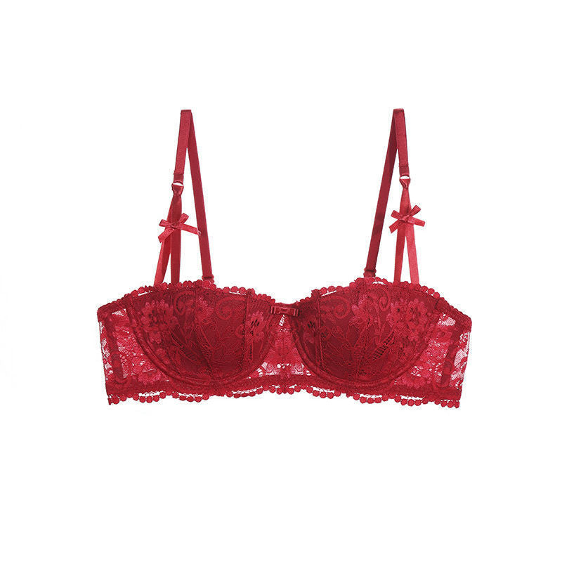 Rosabella Lace Bra | Balconette Lift with Detachable Straps – StylinArts