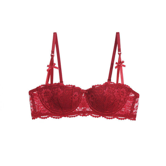 Rosabella Lace Bra-Red-32.70A-Bra-StylinArts