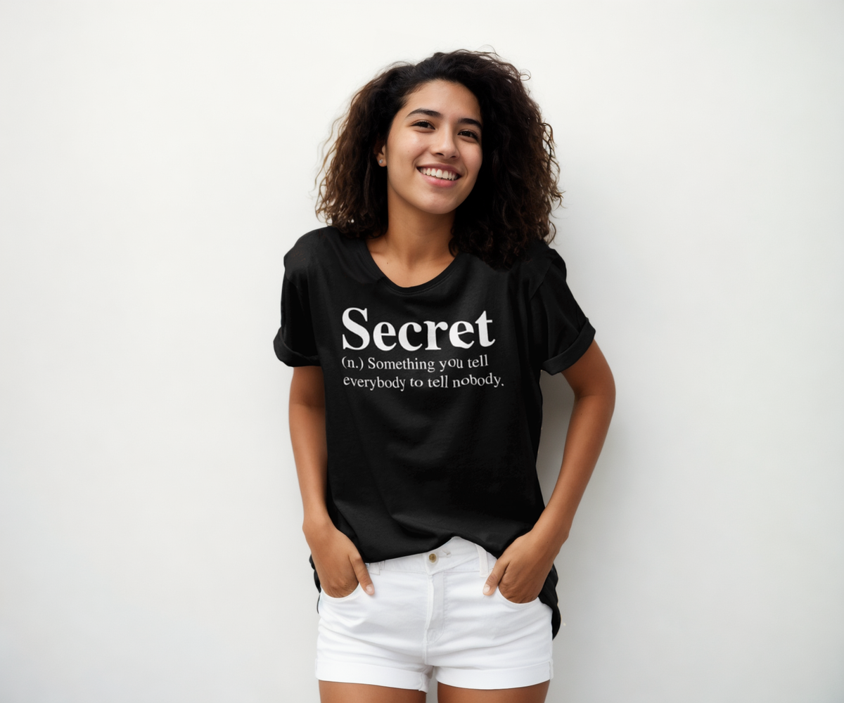 Gossip Queen Secret T-Shirt-Regular Fit Tee-StylinArts