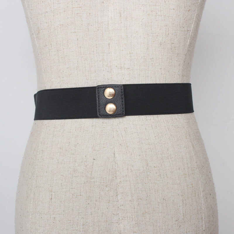 Luxe Chain Embellished Waist Belt-Suspender Belts-StylinArts