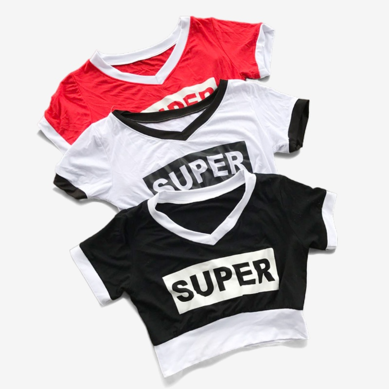 Super Crop Top - Stretch Cheer Leader-Intimate Roleplay Outfits-StylinArts