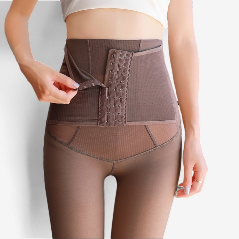 Elegant Floral High-Waist Body Shaper with Adjustable Compression