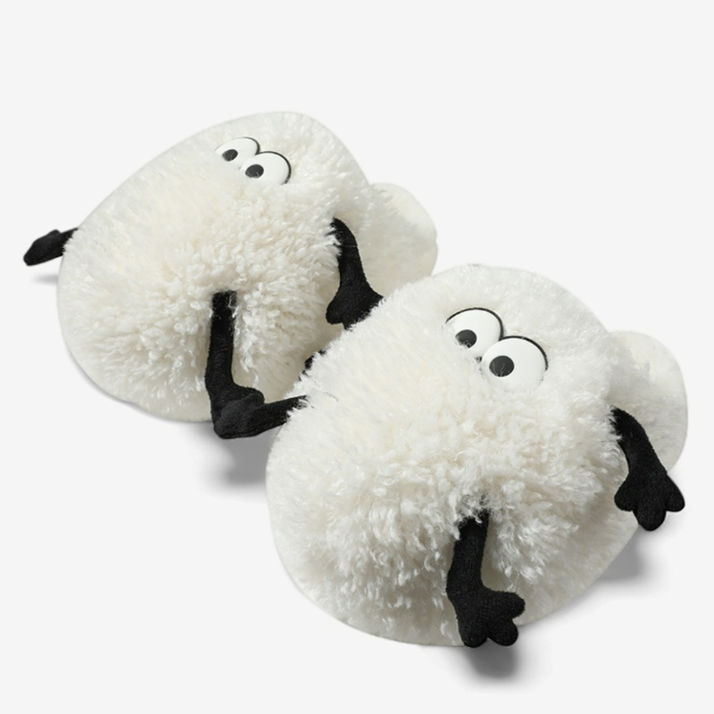 Sheep Dreams - Fluffy Indoor Slippers