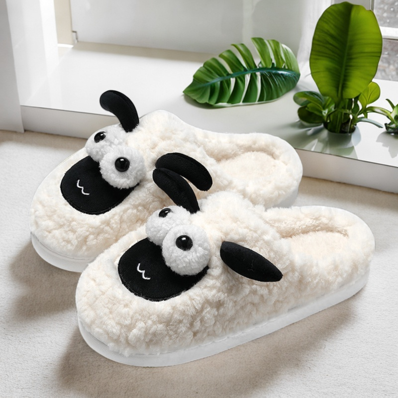 Whimsy Woollies - 3D Sheep Suede Slippers