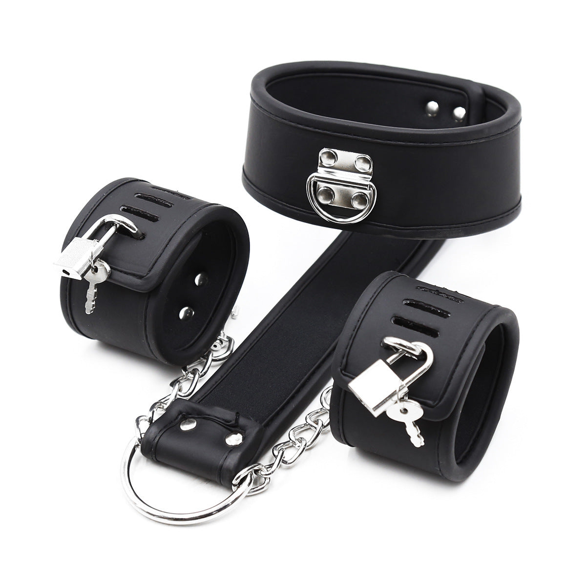Secret Room Escape Reverse Back Lock Handcuffs – Adjustable Leather & Metal Accessory