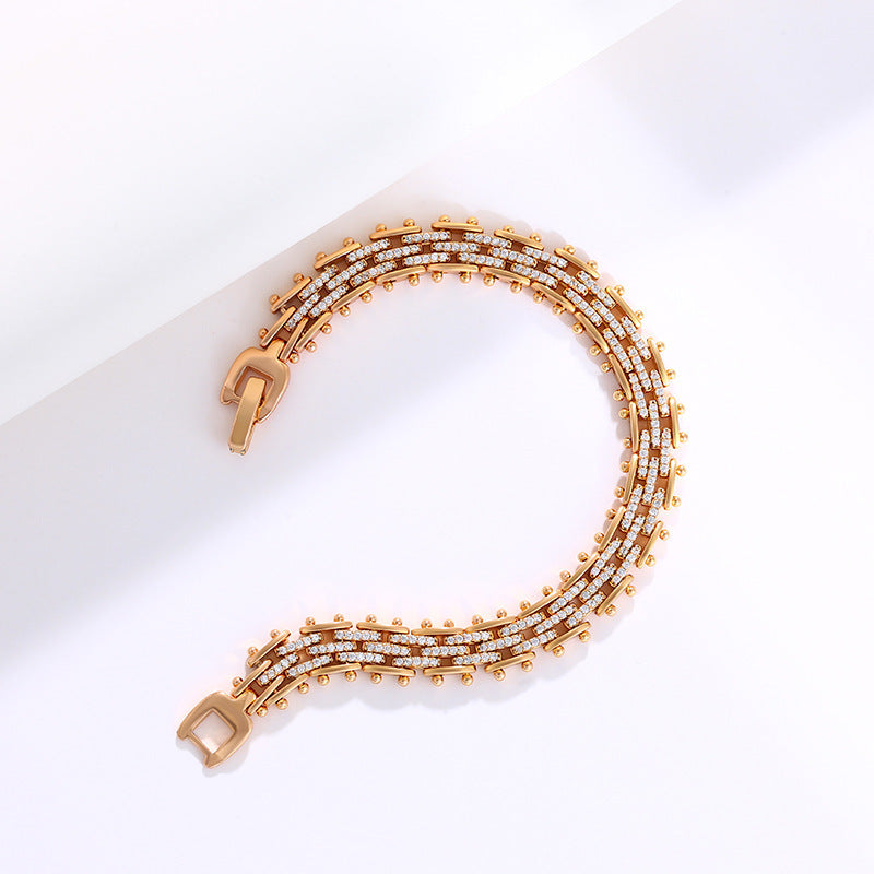 Eternal Elegance Gold Crystal Bracelet