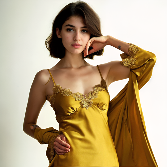 Luxury Satin Robe - Allure & Elegance Awaits | StylinArts-Robes-StylinArts