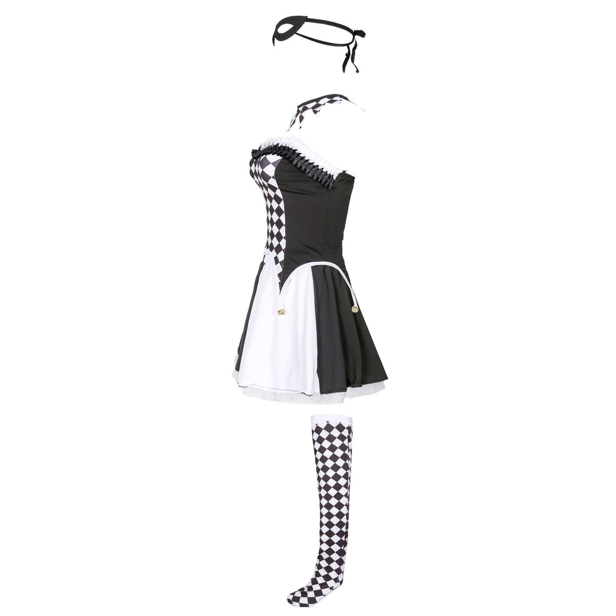 Playful Harlequin Cosplay Costume-Intimate Roleplay Outfits-StylinArts