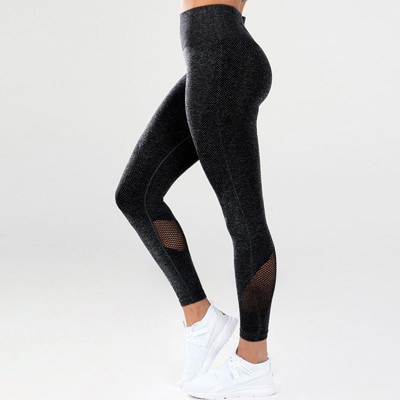 SculptFlex High-Waist Mesh Leggings-Gym Leggings-StylinArts