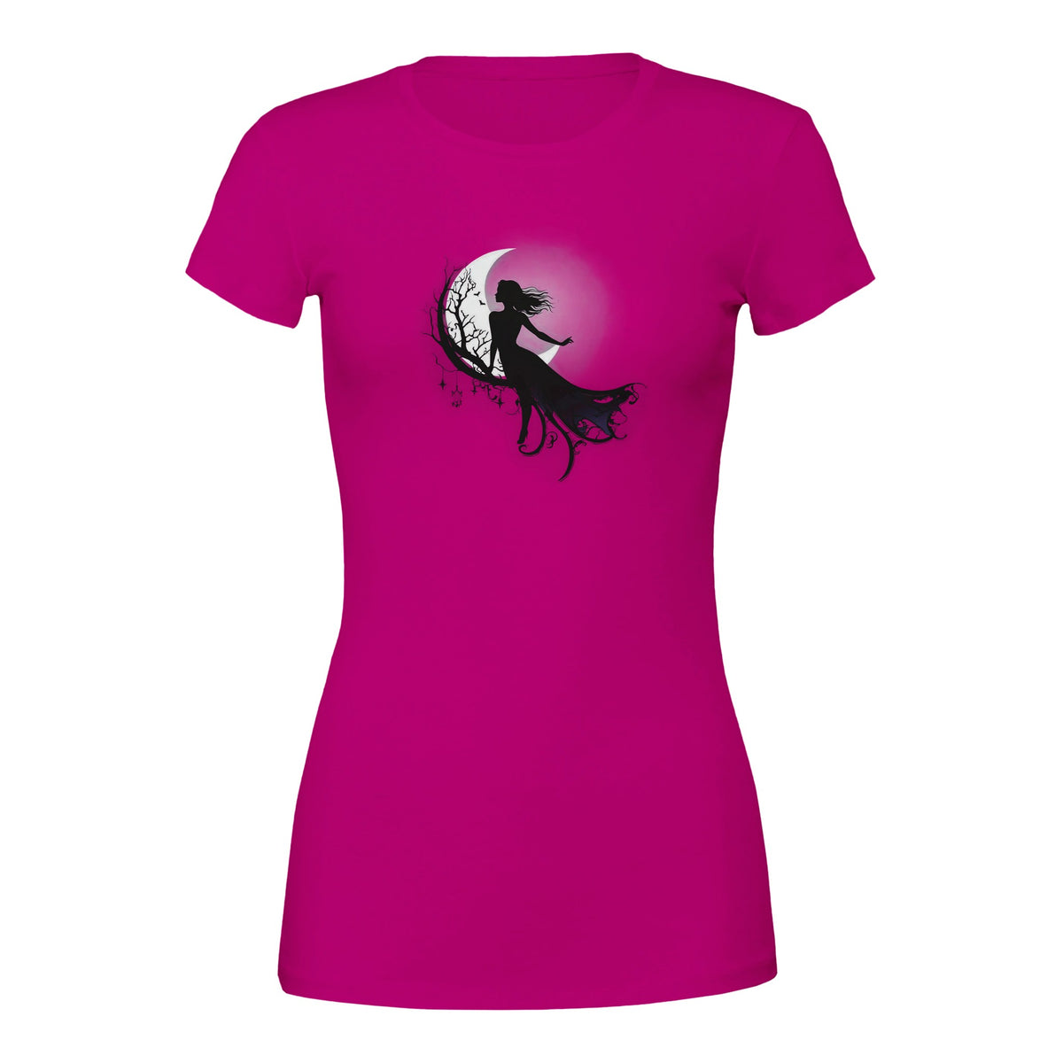 Enchanted Midnight Empowerment Tee – Halloween Edition-Regular Fit Tee-StylinArts