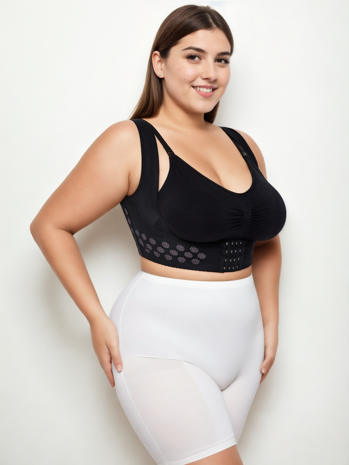 Contour Luxe Adjustable Compression Bra Top – Sculpt, Smooth & Empower