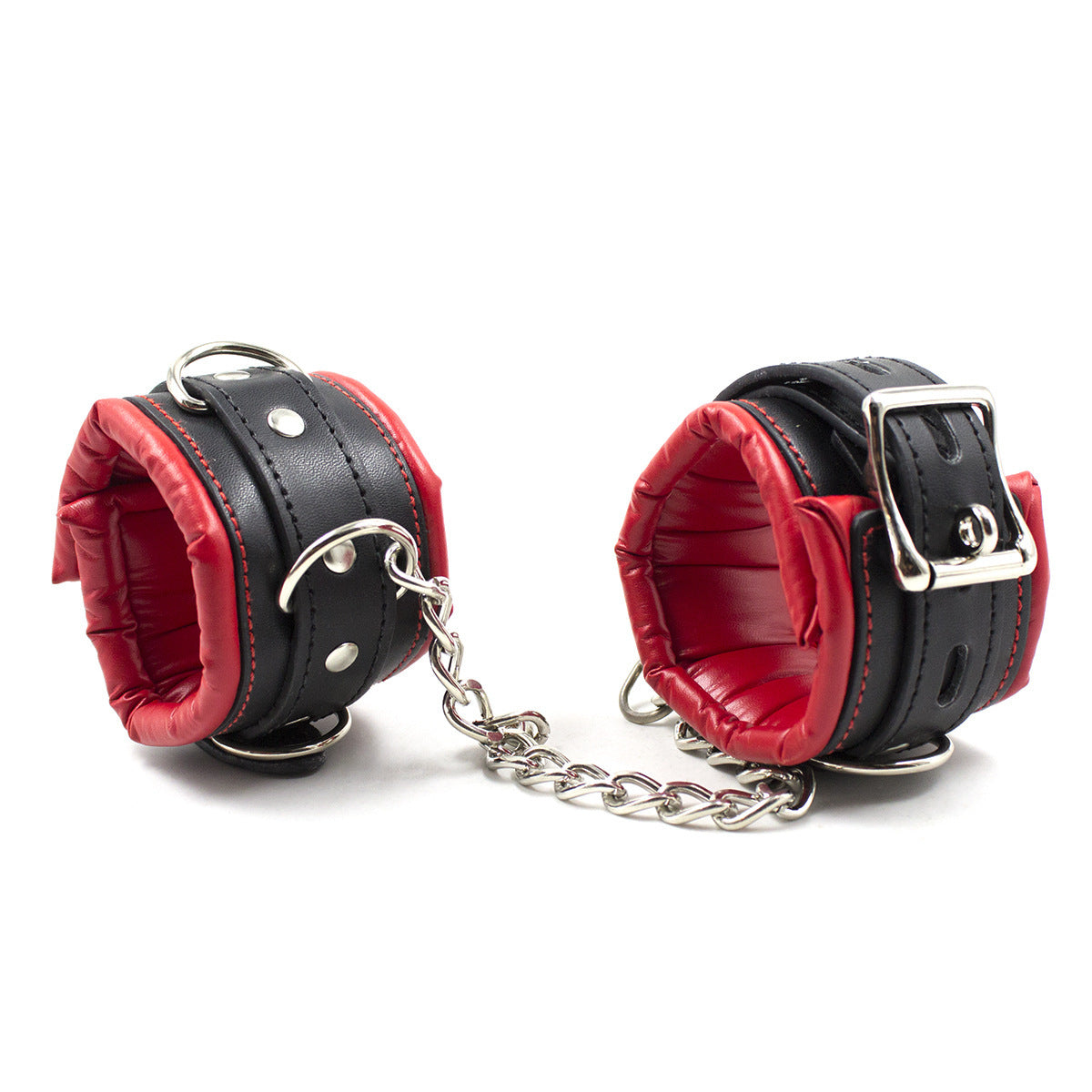 Leather Handcuffs Restraint Strap Toy-Suspender Belts-StylinArts