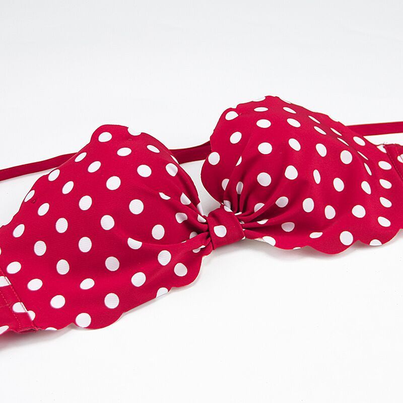 Retro Polka Dot Bra and Panty Set - StylinArts-Bras and Briefs-StylinArts