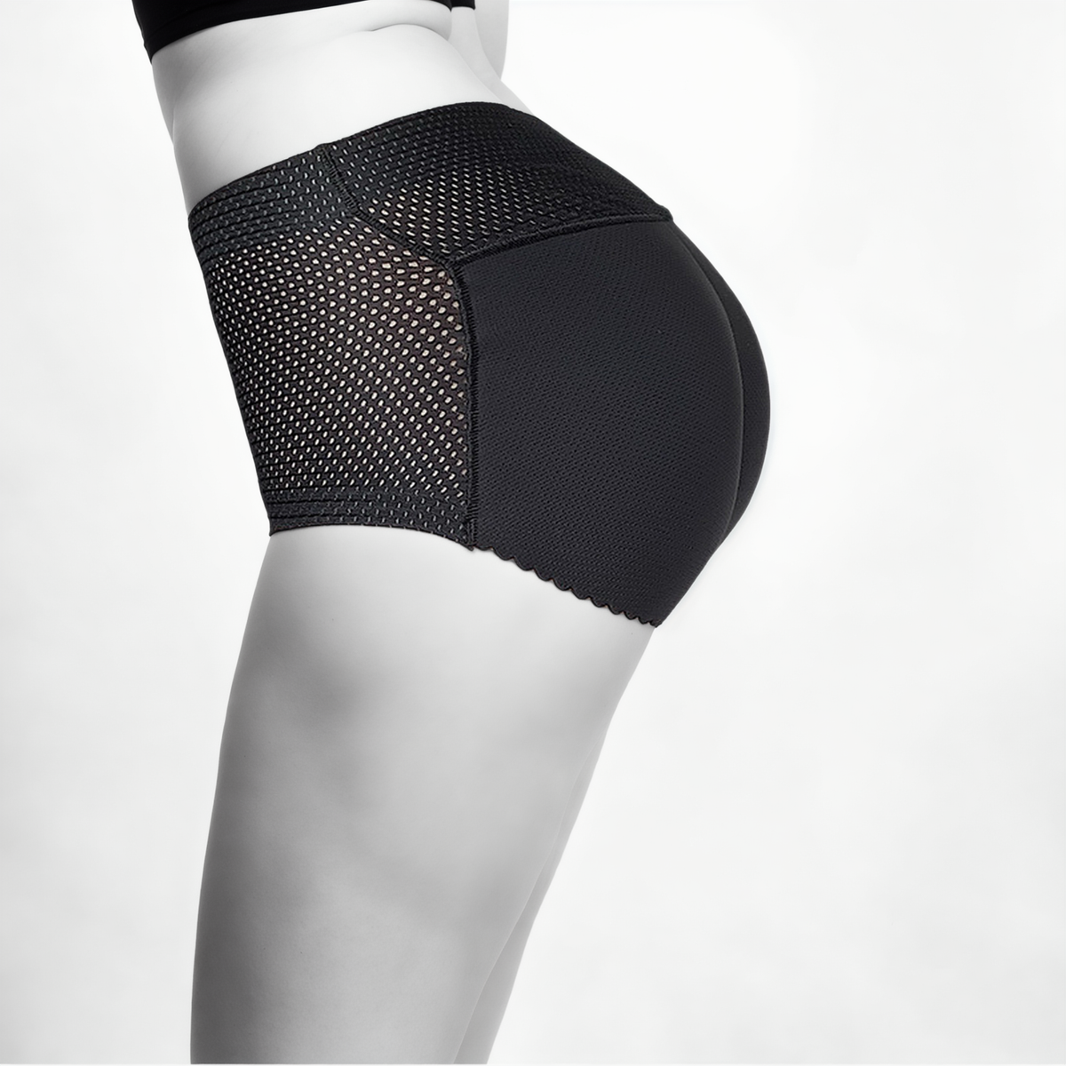 Ultra-Breathable High-Waist Shaping Brief with 3D Curve Lift