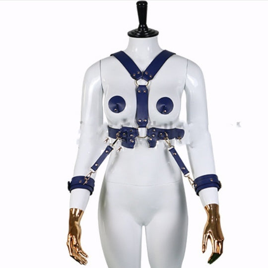 Dominant Restraint Harness Set-Suspender Belts-StylinArts