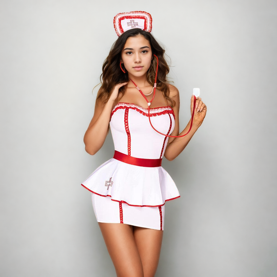 Lingerie Role Playing Nurse uniform.-Intimate Roleplay Outfits-StylinArts