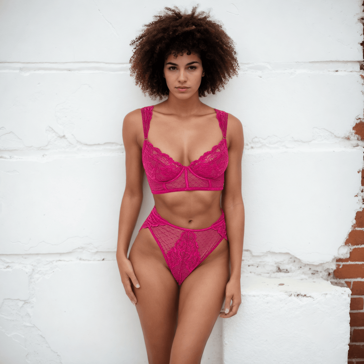 Rose Red Embroidered Enigma's Allure Lingerie. - StylinArt
