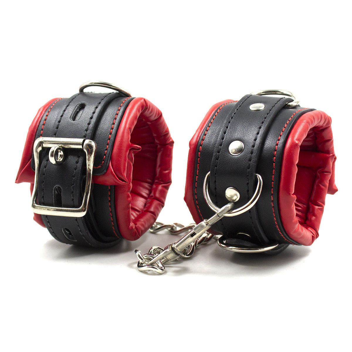 Leather Handcuffs Restraint Strap Toy-Suspender Belts-StylinArts