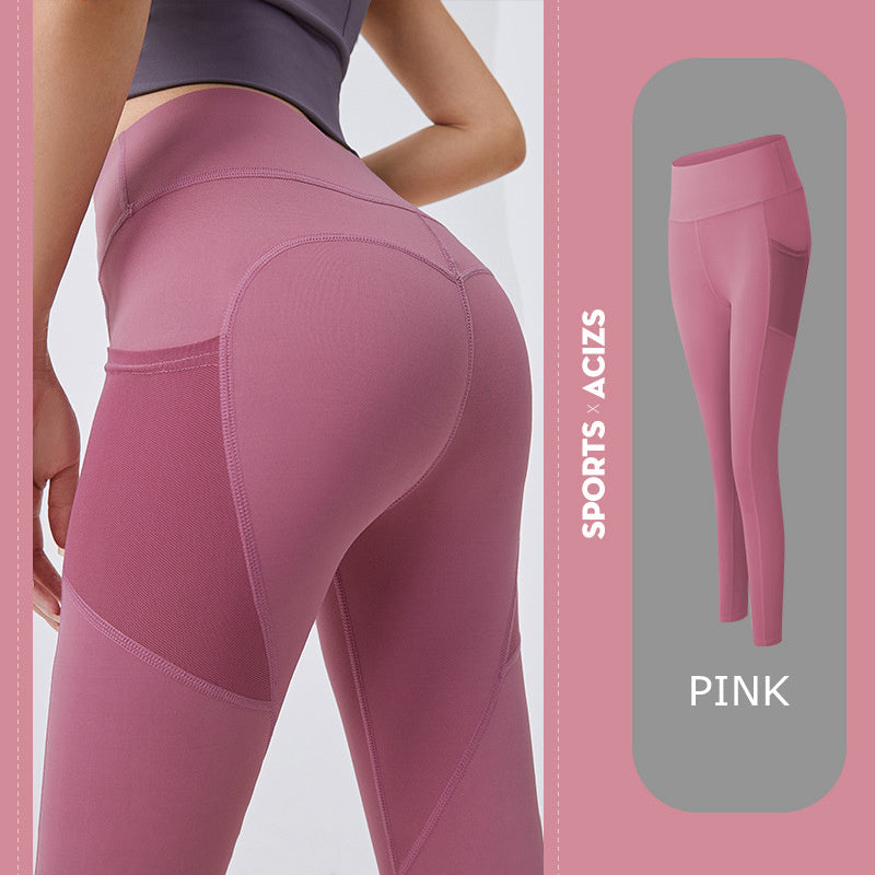 Oceanic Flex High-Waist Quick-Dry Leggings-Gym Leggings-StylinArts