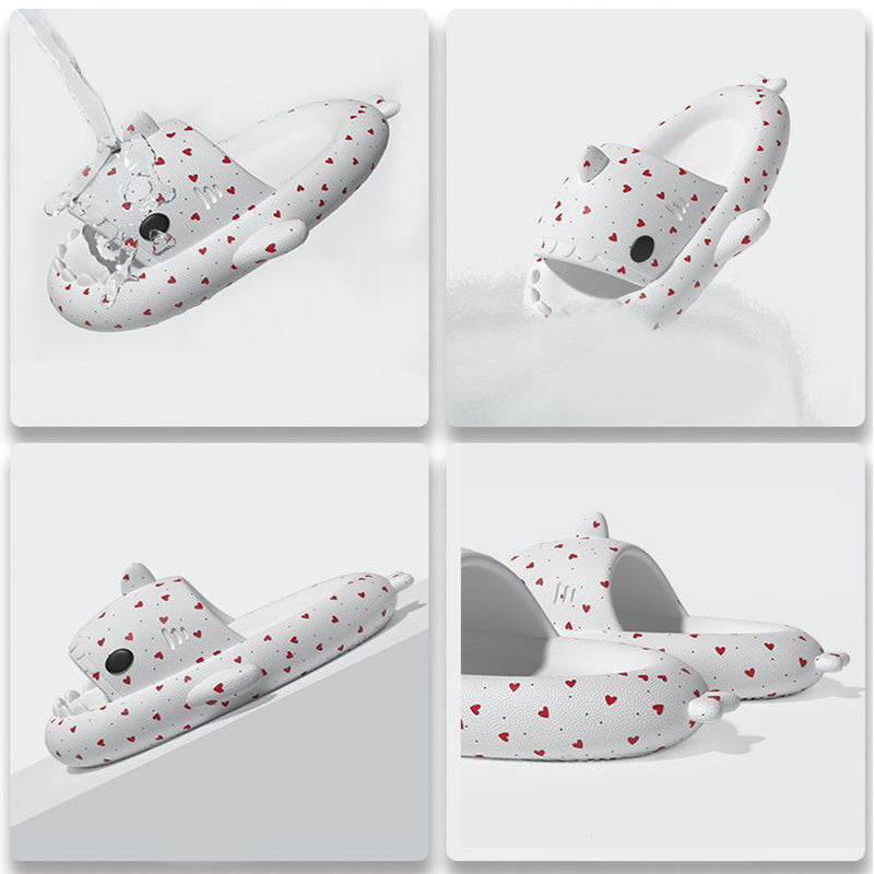 Shark Chic Comfort Slippers – Playful, Anti-Slip Luxury