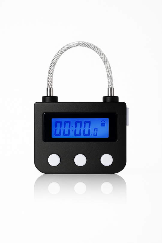 Smart Timer Bondage Lock – Digital Delay Padlock for Chastity & Restraint Play-Bound to You-StylinArts
