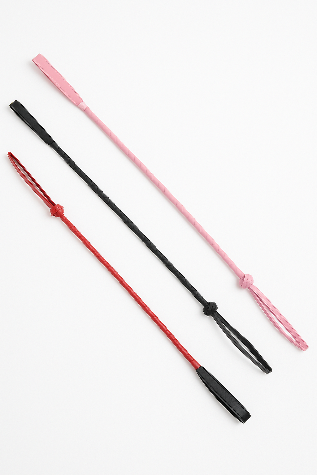 Faux Leather Spanking Stick – 60cm Impact Teaser in Black or Pink-Tease & Please Tools-StylinArts
