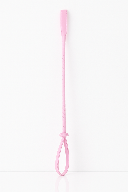Faux Leather Spanking Stick – 60cm Impact Teaser in Black or Pink-Tease & Please Tools-StylinArts