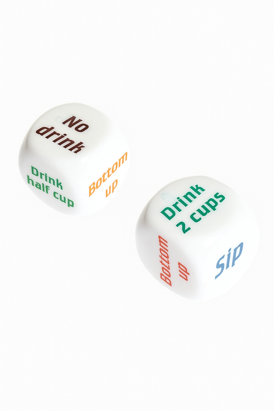 Roll & Sip Drinking Game Dice Set-Flirty Fun & Games-StylinArts
