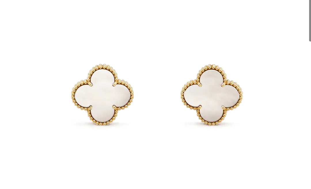 Luxurious Clover Leaf Earrings-Fashion Earrings-StylinArts