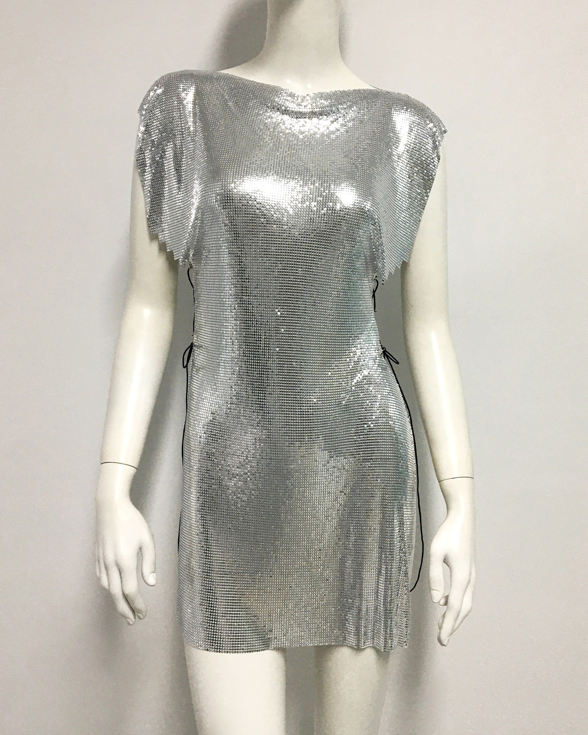 Metallic Sequin Sensation: Spring/Summer Bandage Dress - StylinArts
