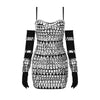 Black Rhinestone Embellished Cami Dress: Sleek Sleeveless Style