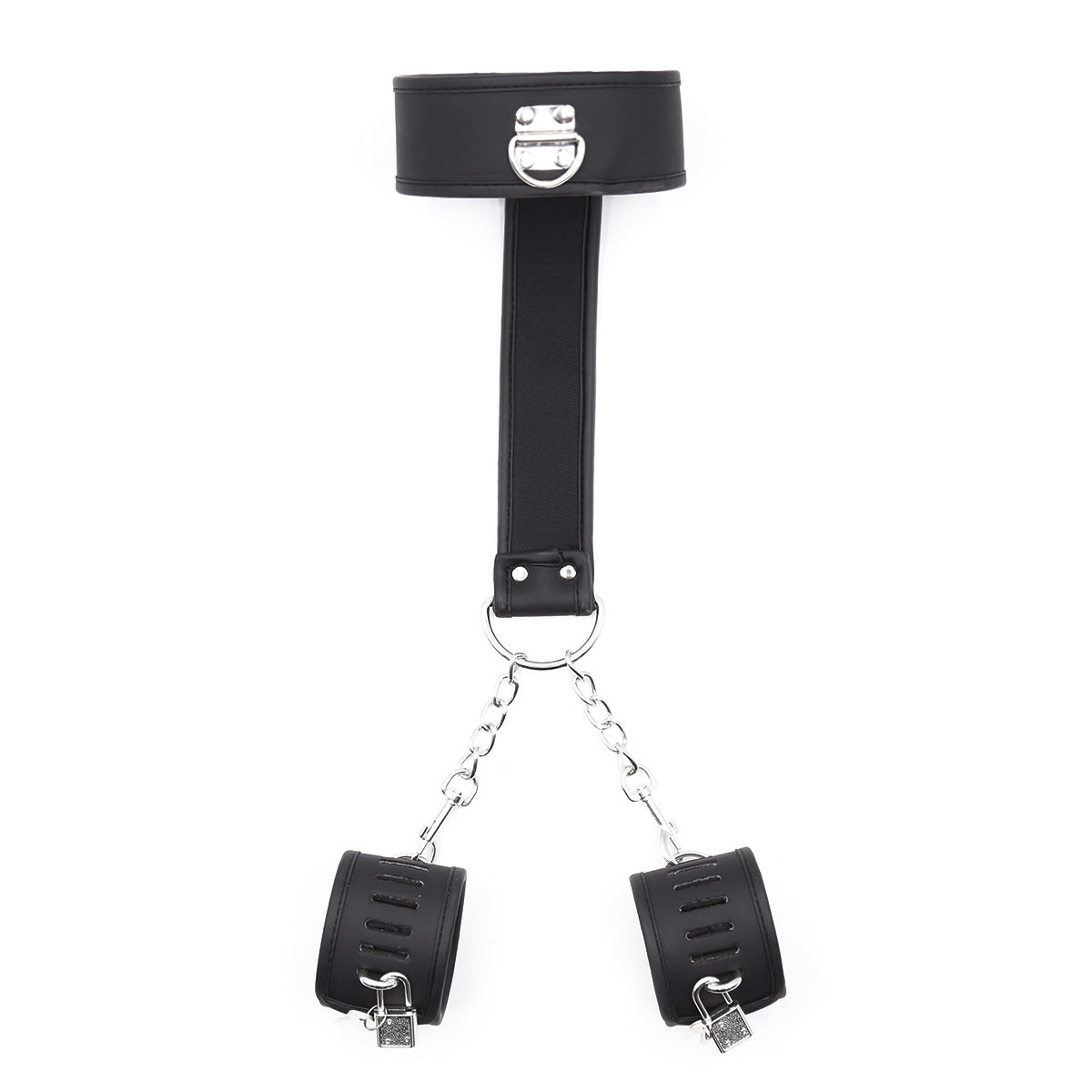Intrigue Reverse Back Lock Restraint Set-Suspender Belts-StylinArts