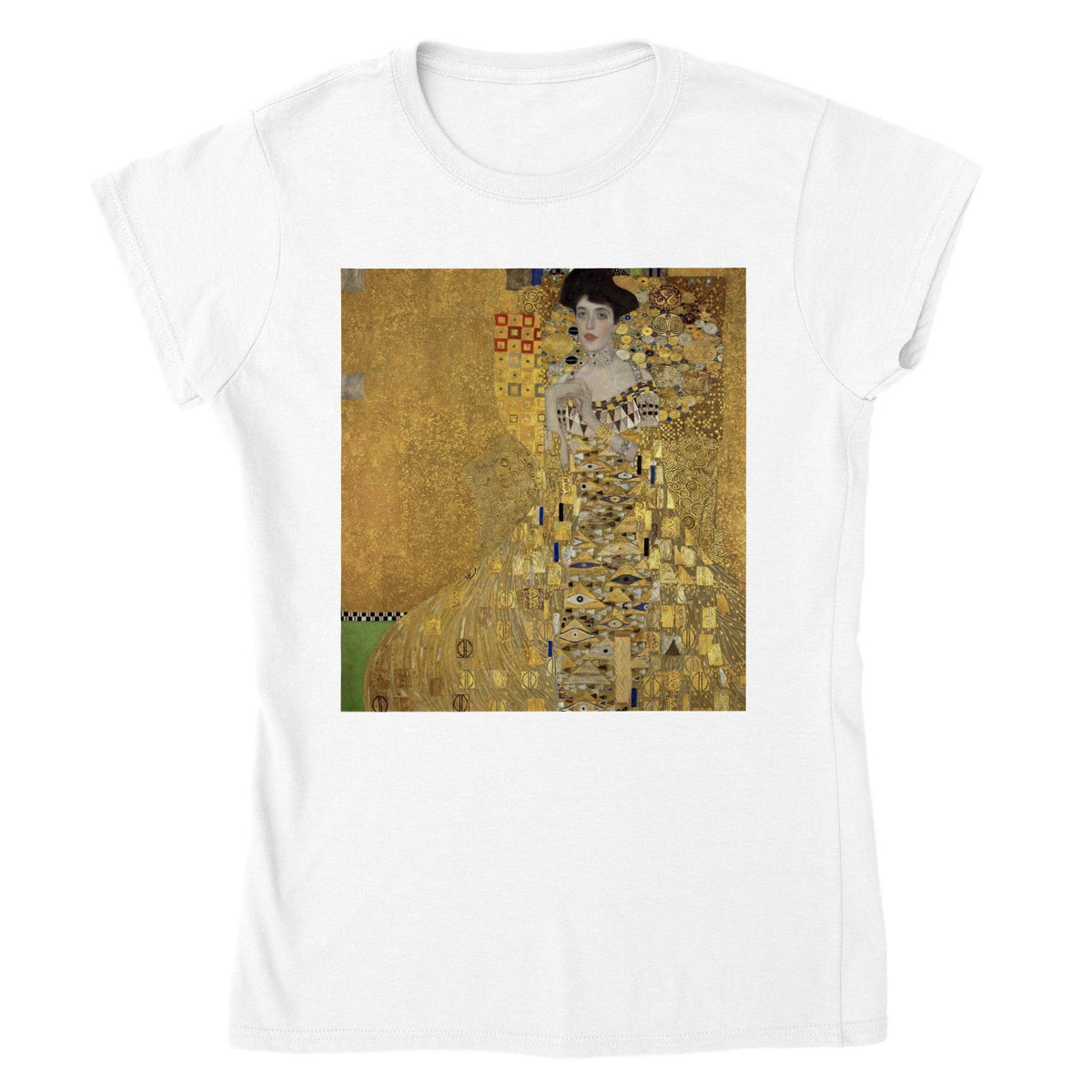 Gustav Klimt Portrait of Adele Bloch-Bauer T-Shirt-Regular Fit Tee-StylinArts