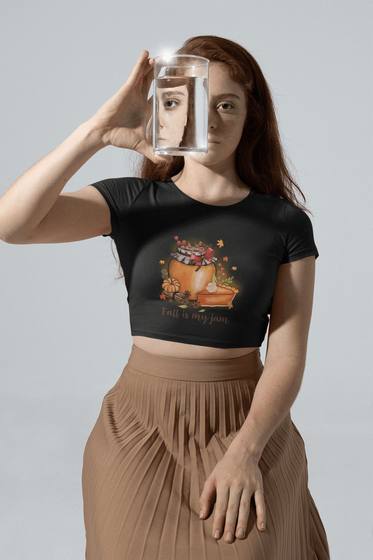 Fall is my Jam Cropped T-Shirt