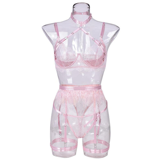 Aureline Lattice Chain Bustier-Lotus-L-Basques-StylinArts