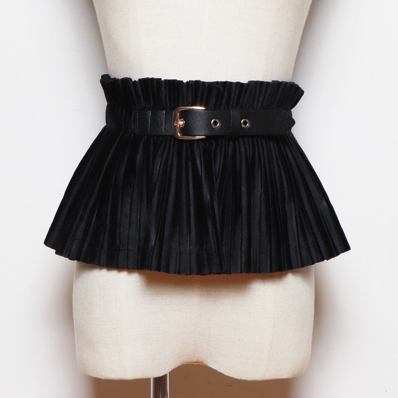 Ultra Thin Elastic Waistband Skirt Belt-Suspender Belts-StylinArts
