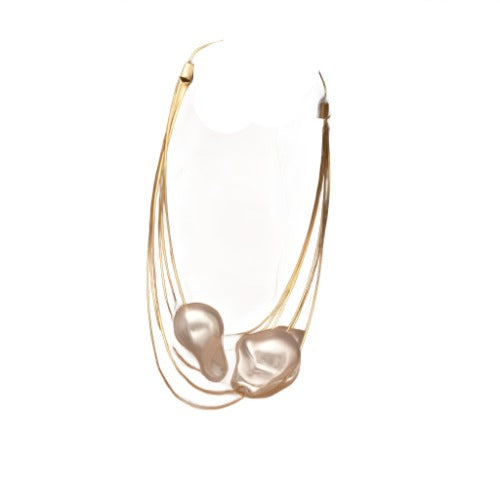 Beautiful Multi-layers Tassel Pearl Decorated Women Wholesale Fashion Earrings