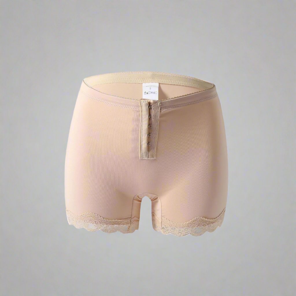 Luxe Lift Open-Back Shaping Shorts with Front Closure