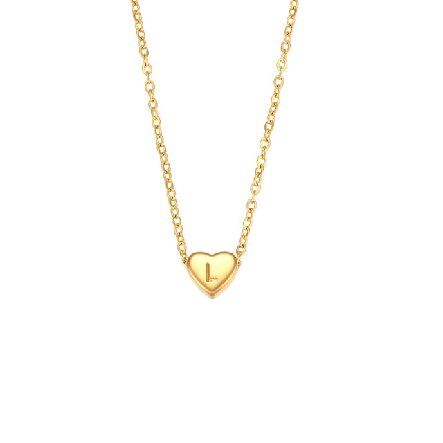 Heart-Shaped Pendant Necklace - StylinArt