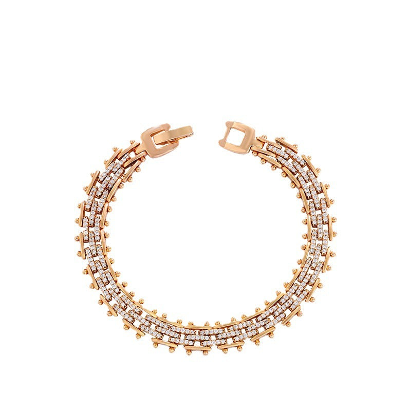 Eternal Elegance Gold Crystal Bracelet