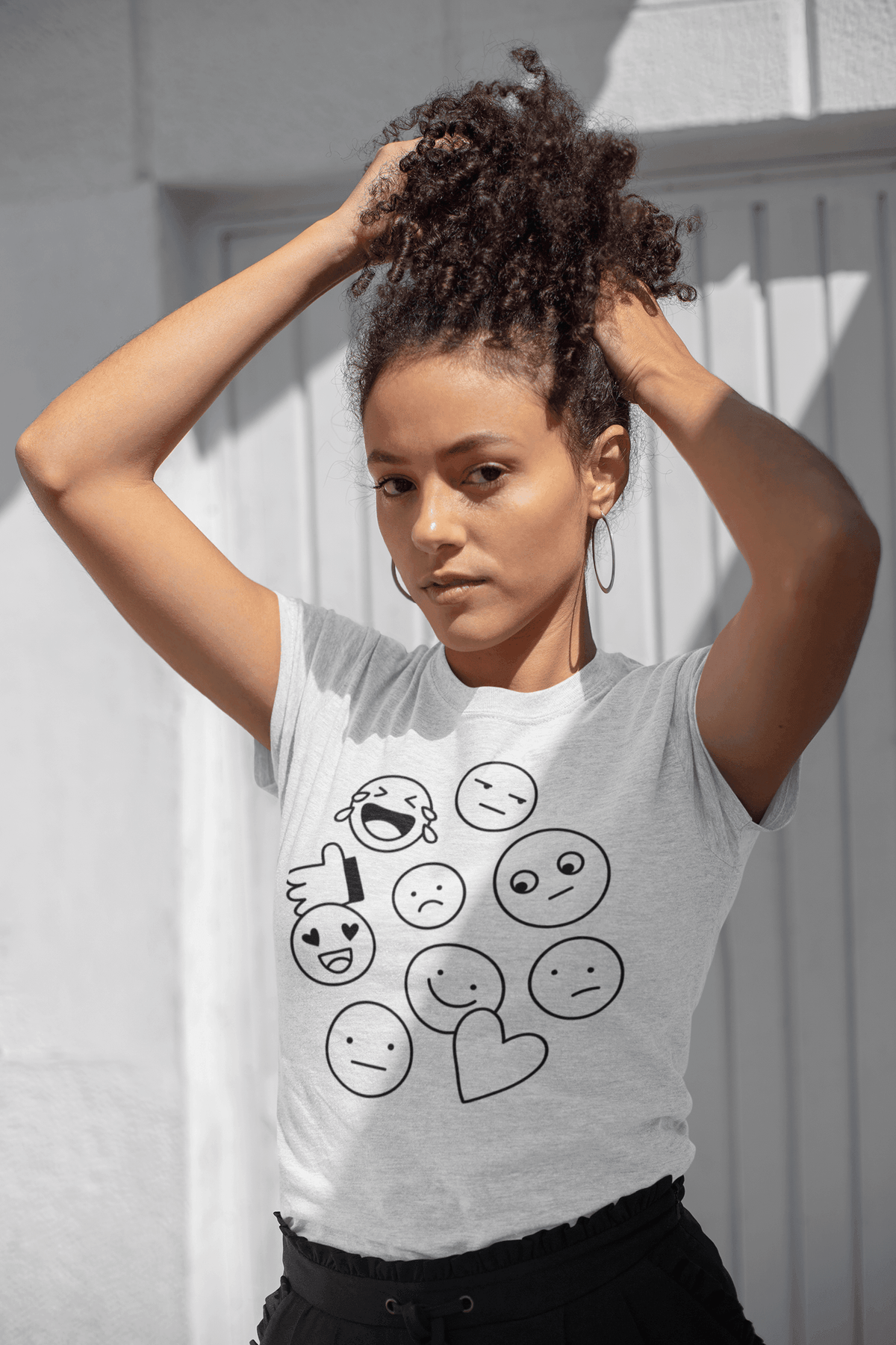 Emoji Cool Tshirt Tees-Regular Fit Tee-StylinArts