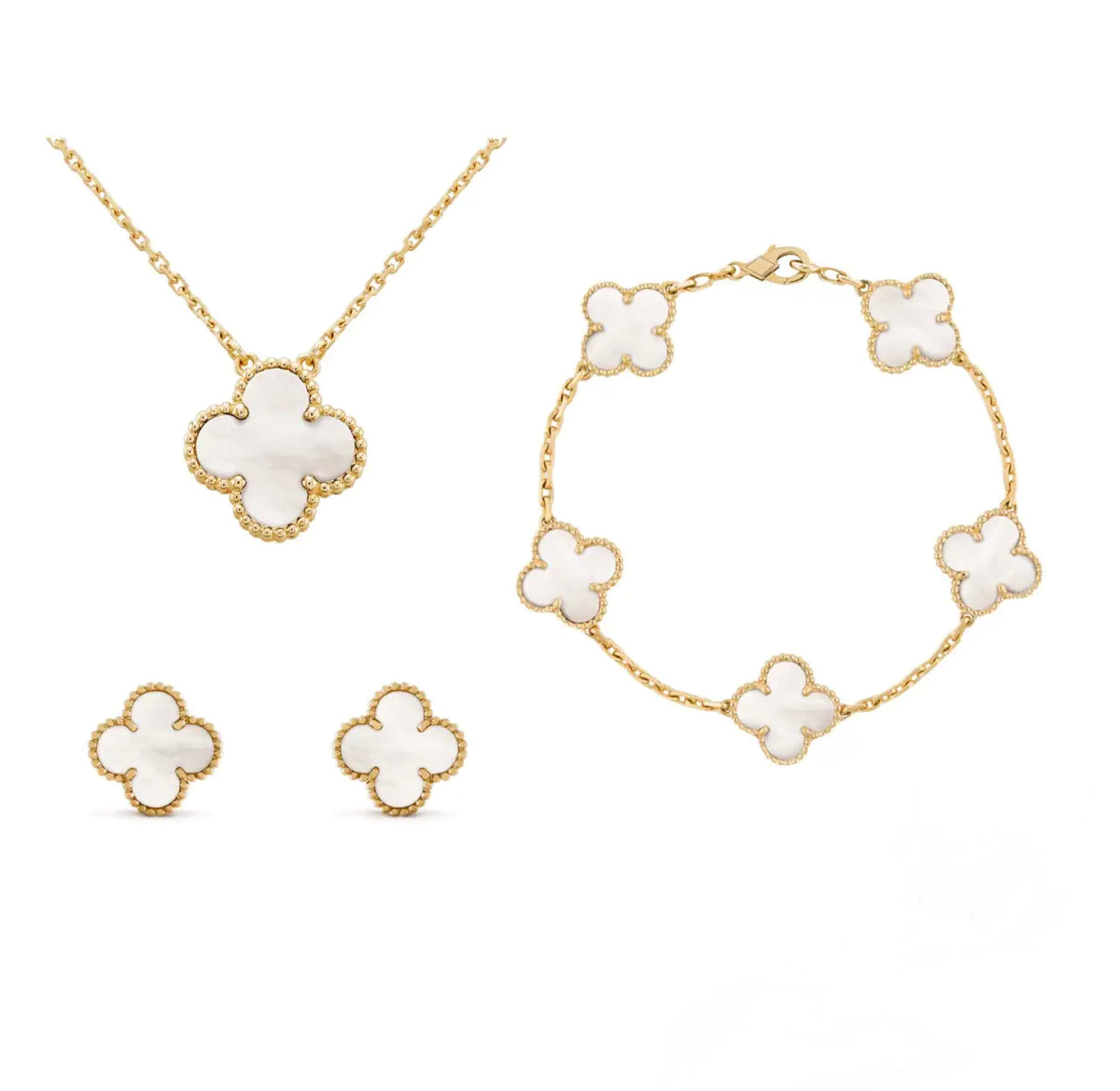 StylinArts Clover Luxe 3-IN-1 Set-Jewelry Set-StylinArts