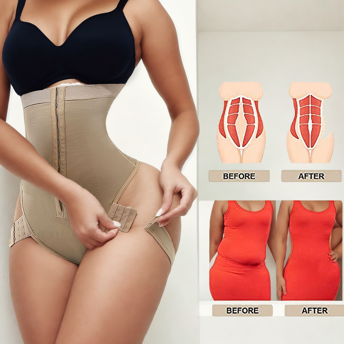 Elite Sculpt High-Waist Body Enhancer with Precision Contouring