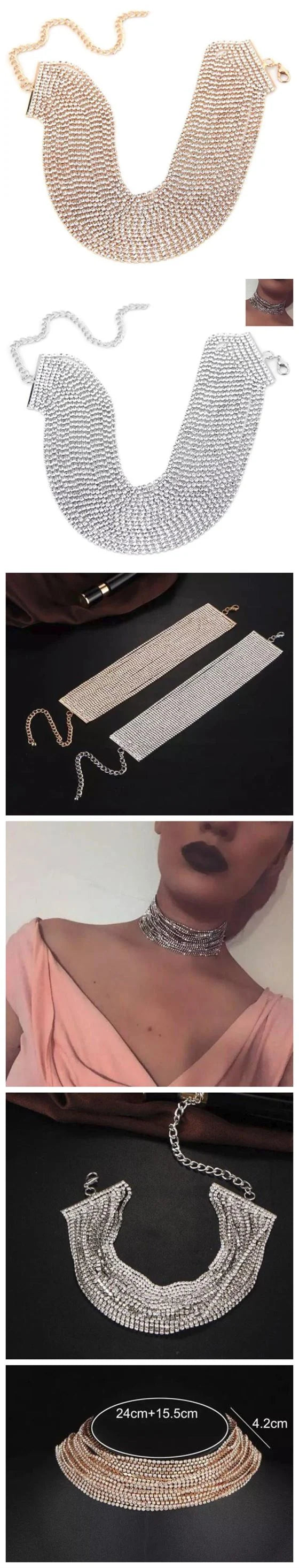 Multi-Layer Chunky Fashion Choker Necklace - StylinArts
