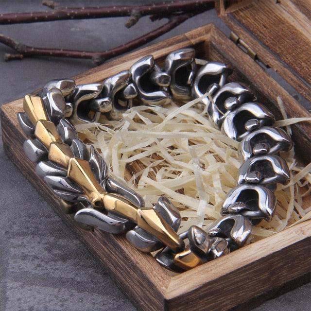 Men's Bracelet stainless steel-Fashion Bracelets & Bangles-StylinArts