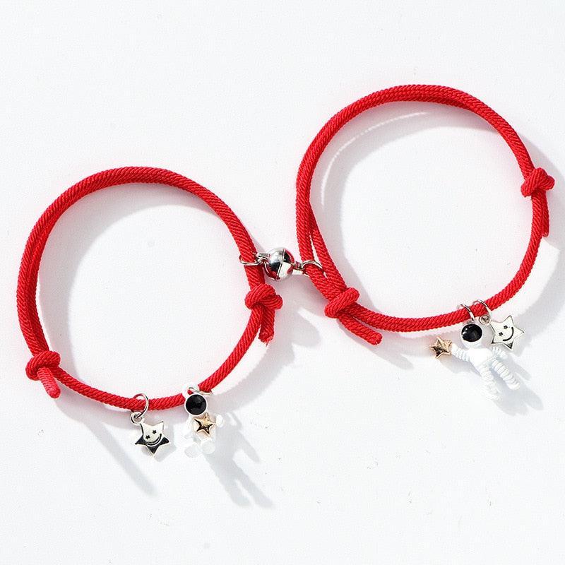 2Pcs/set Couple Bracelet Magnetic-Fashion Bracelets & Bangles-StylinArts